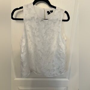 Halogen White Textured Women's Blouse